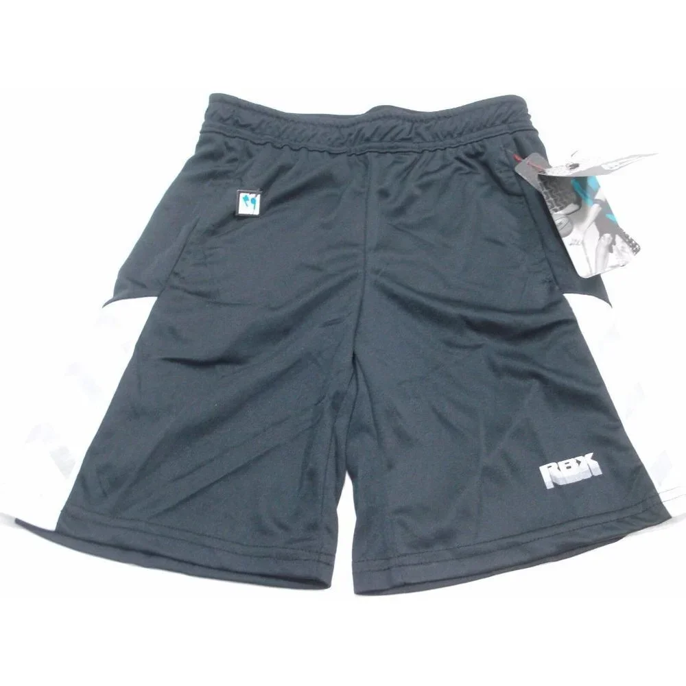 RBX Boys Athletic Jersey Shorts Black Size Small ( 4 ) New